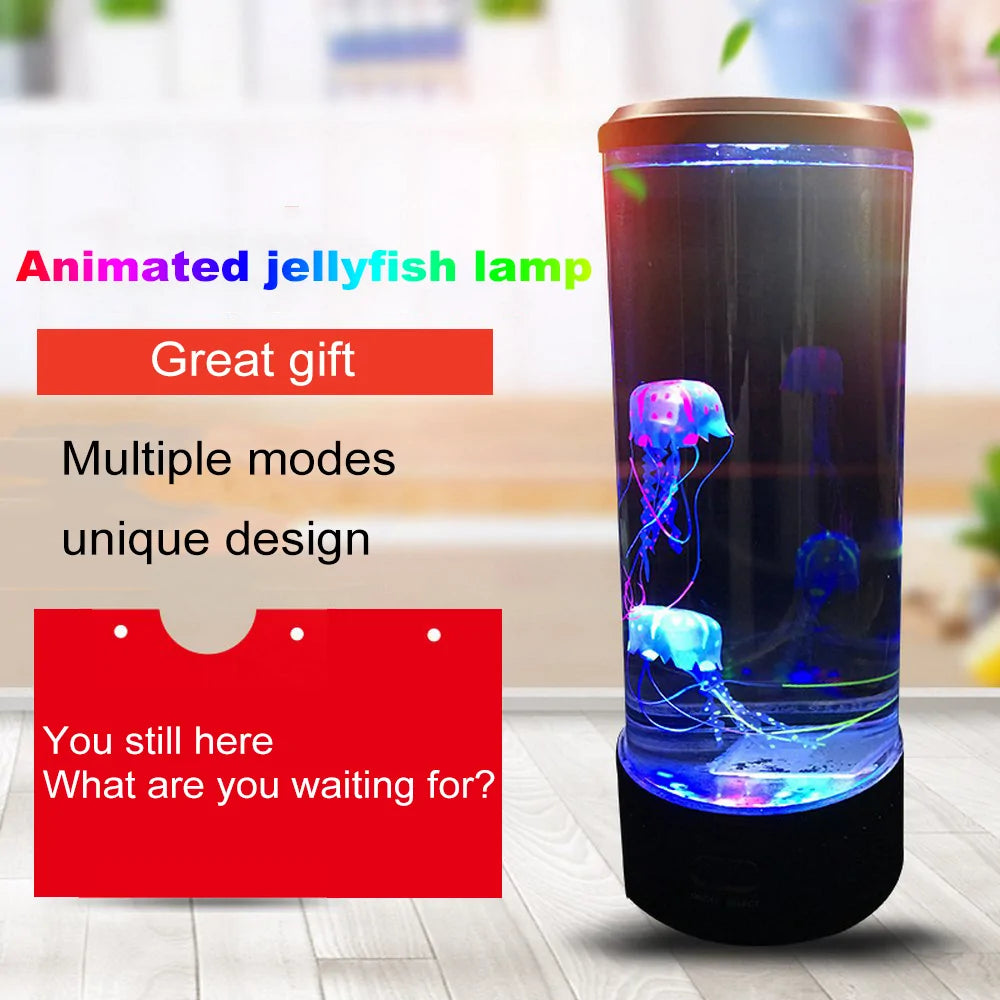 Color-Changing LED Jellyfish Lamp